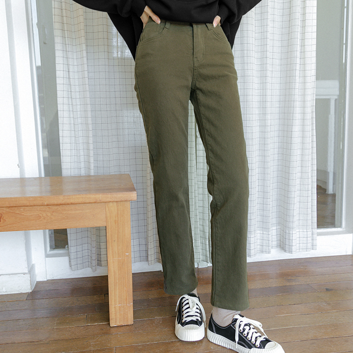 Meiny Hidden Bending Straight napping Pants 46789