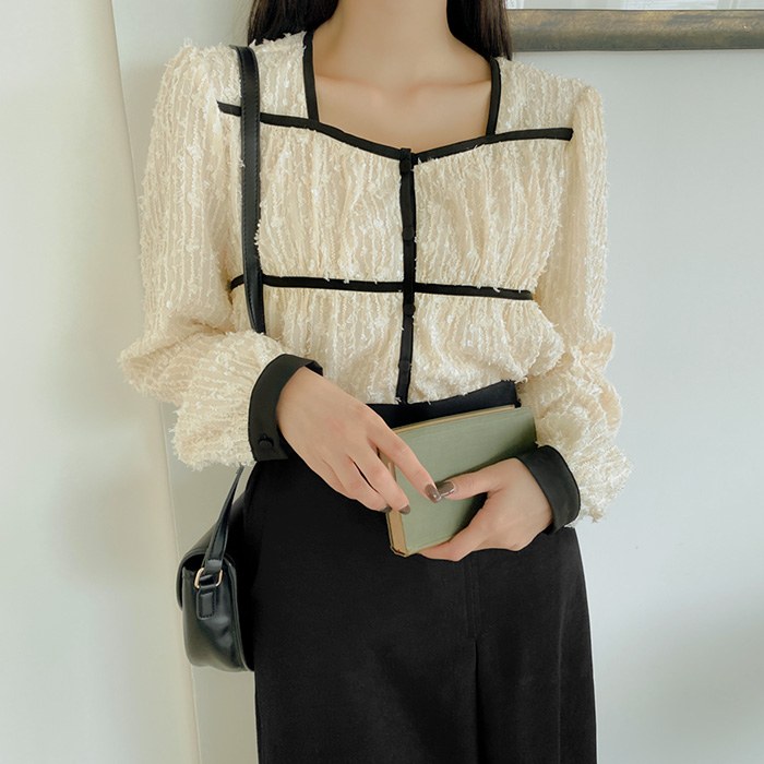 [Kim Min Kyung-bo] Ilea lace blouse 61901