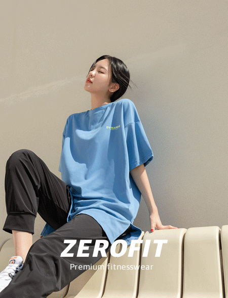 [1천장 돌파] ZERO FIT loose fit crack Short-sleeve T-shirt 70284